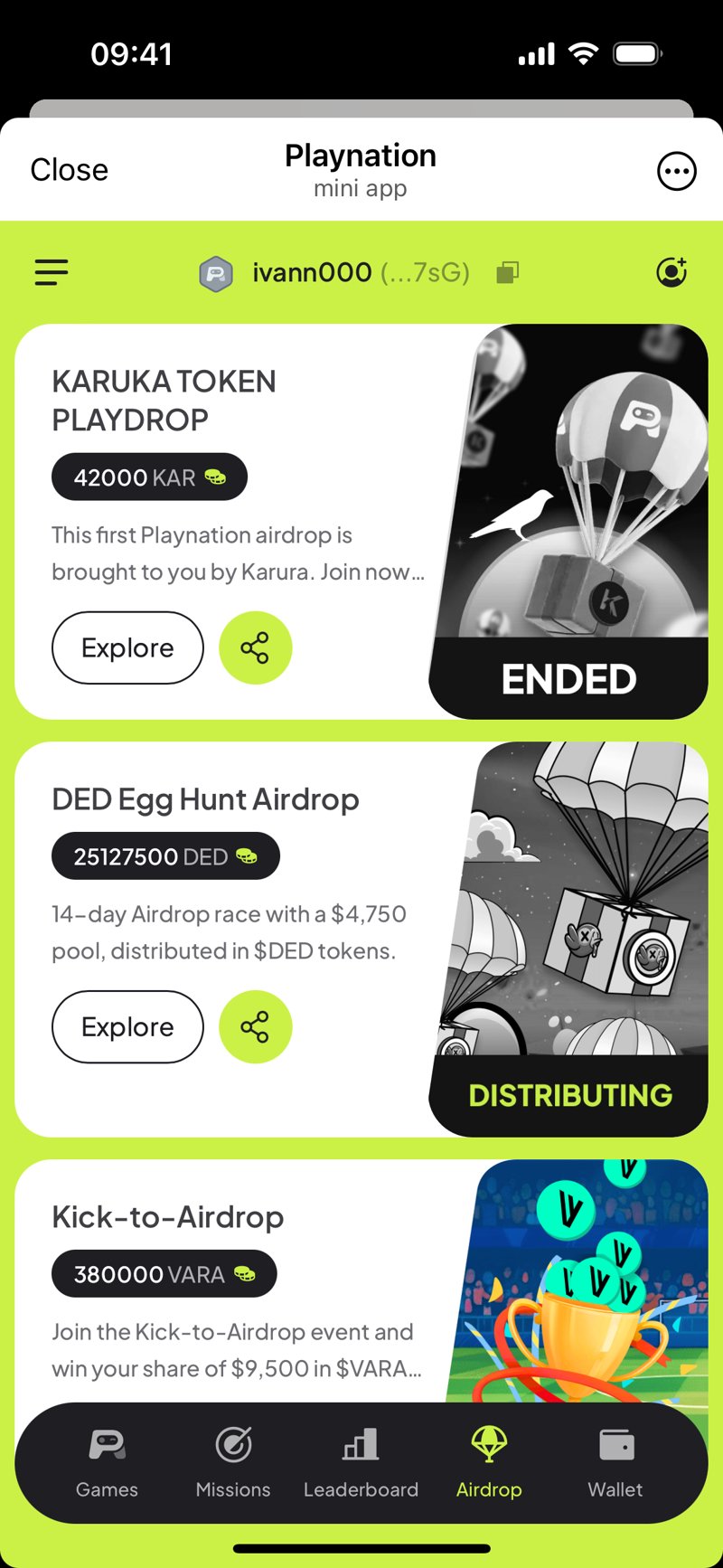 Dapp screenshot