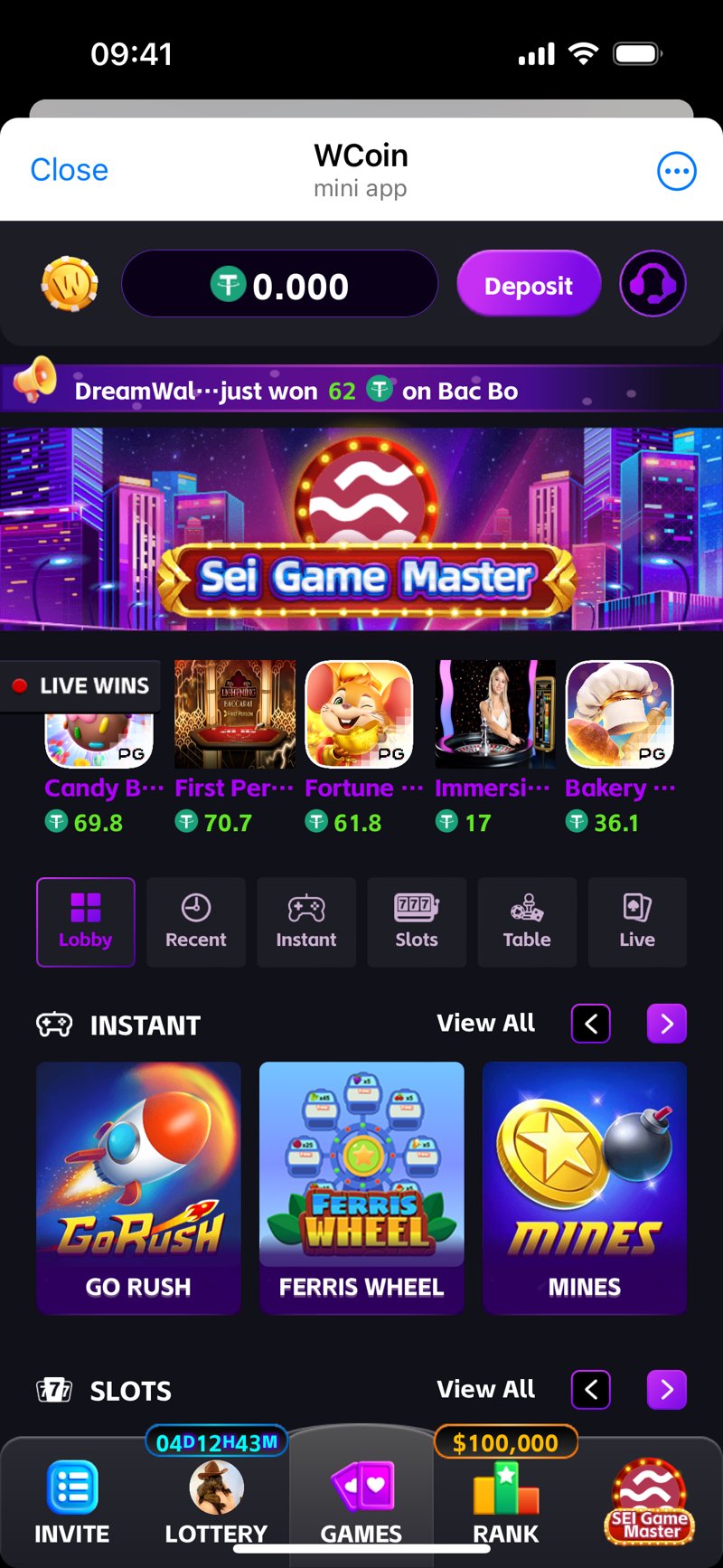 Dapp screenshot