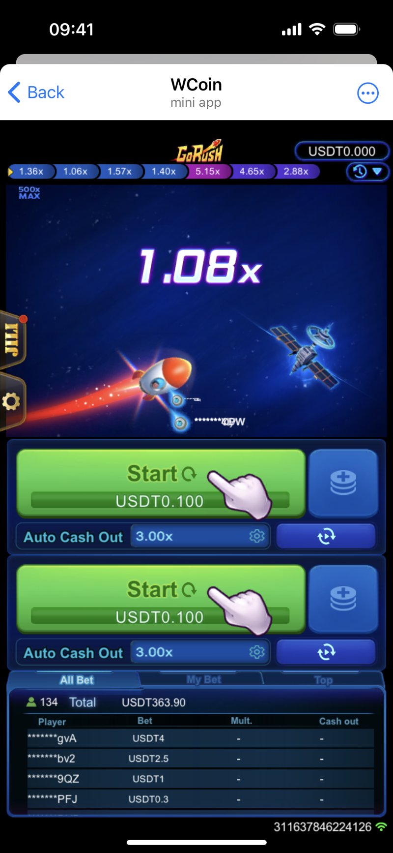 Dapp screenshot