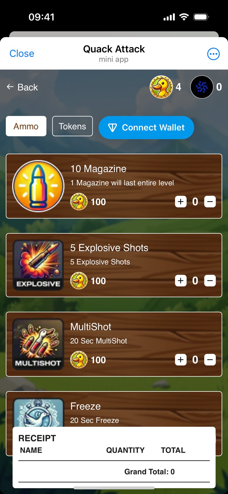 Dapp screenshot