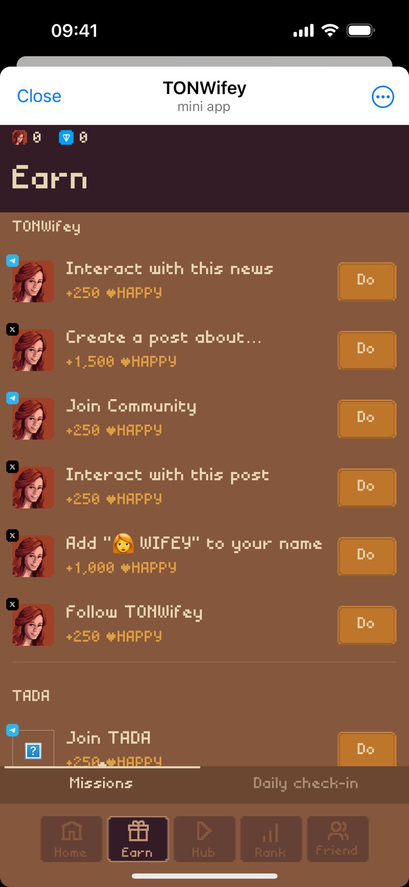 Dapp screenshot