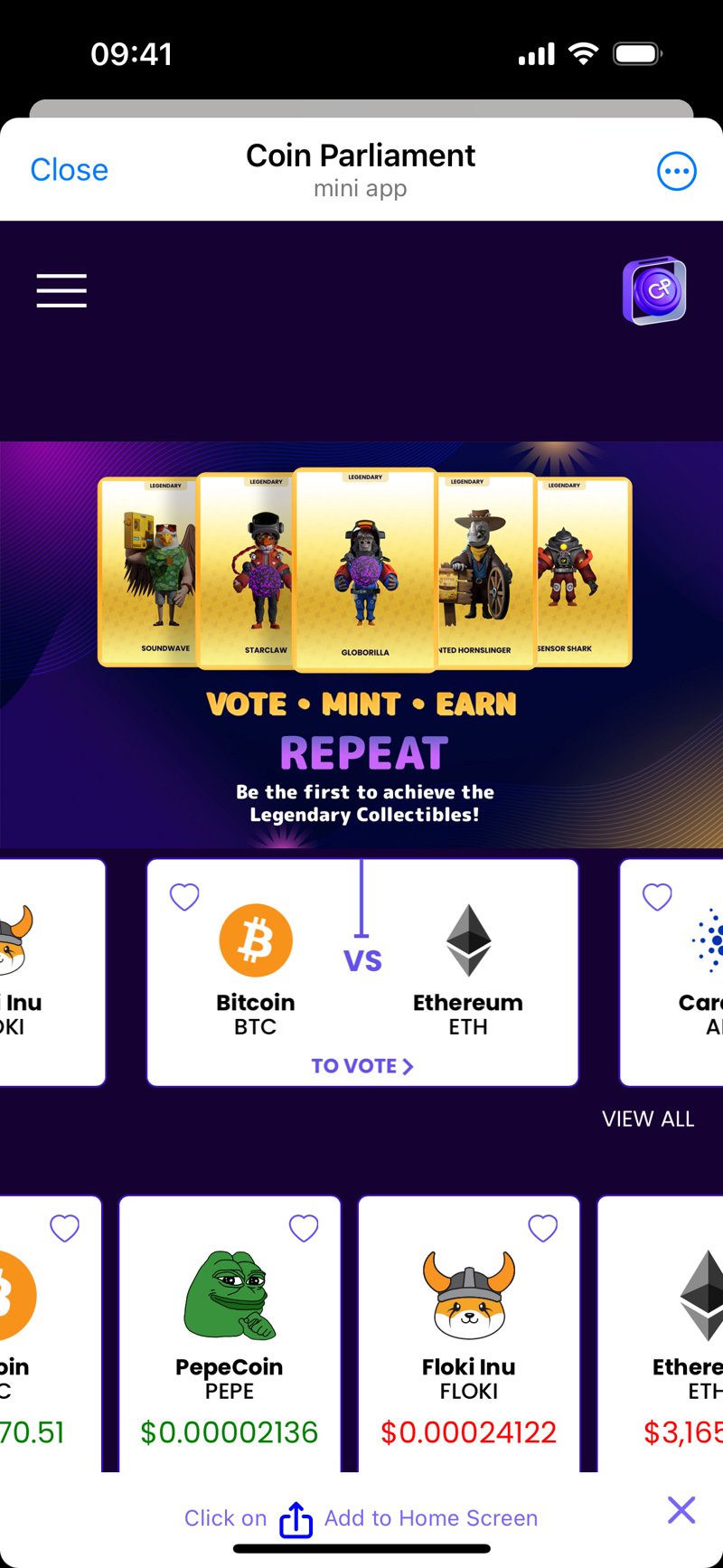 Dapp screenshot