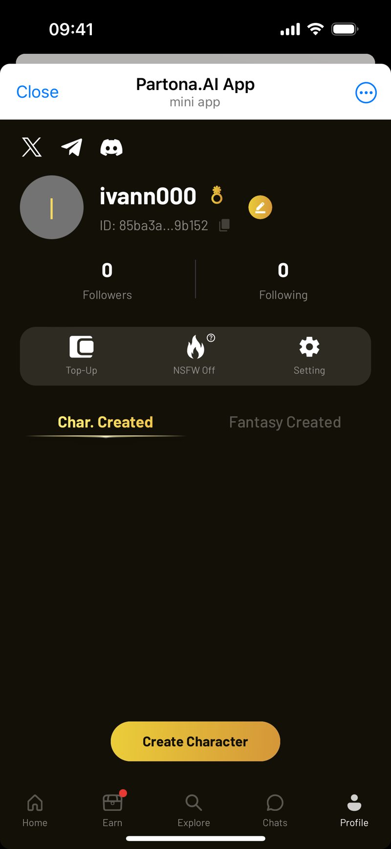 Dapp screenshot