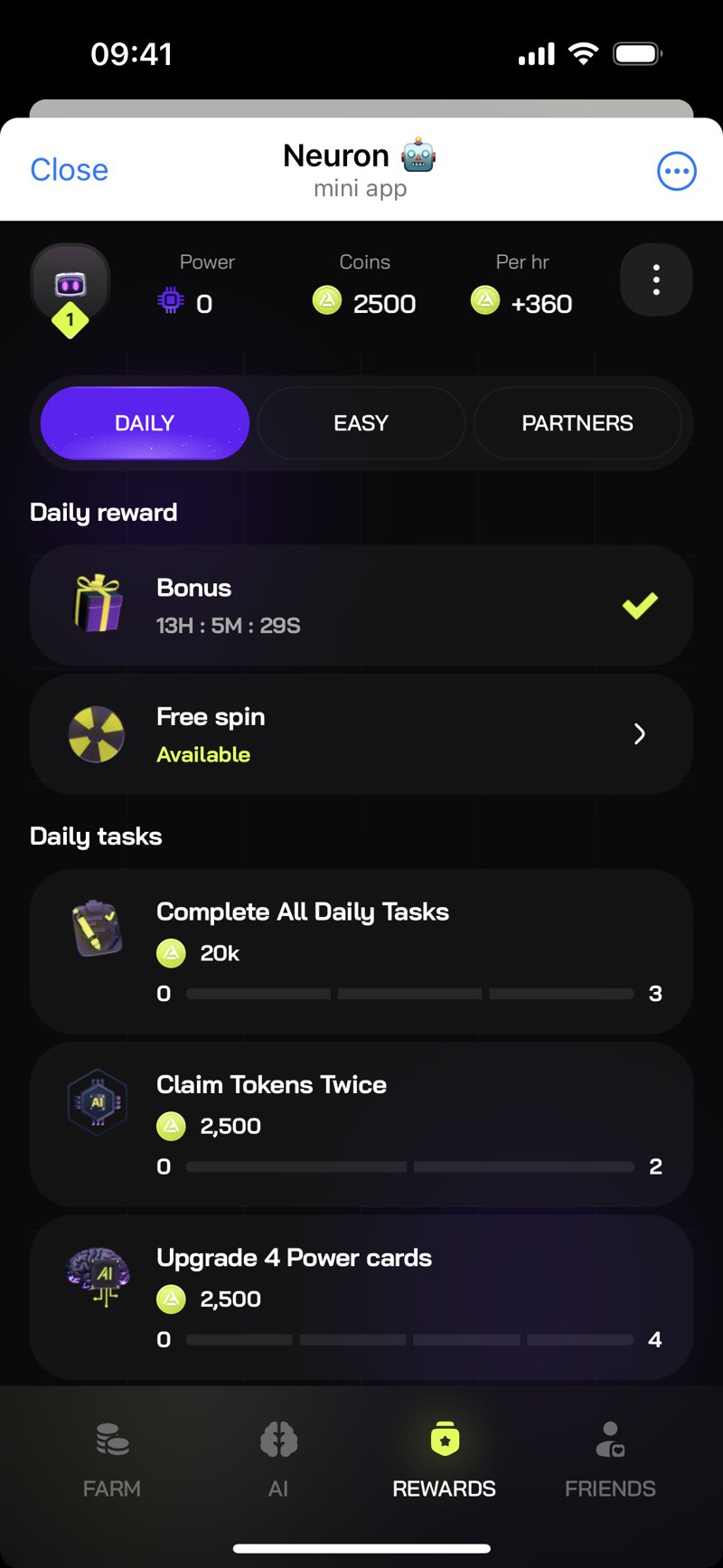 Dapp screenshot