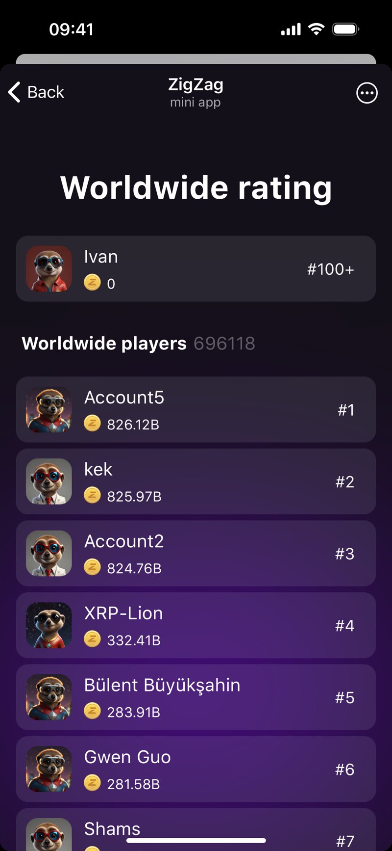 Dapp screenshot