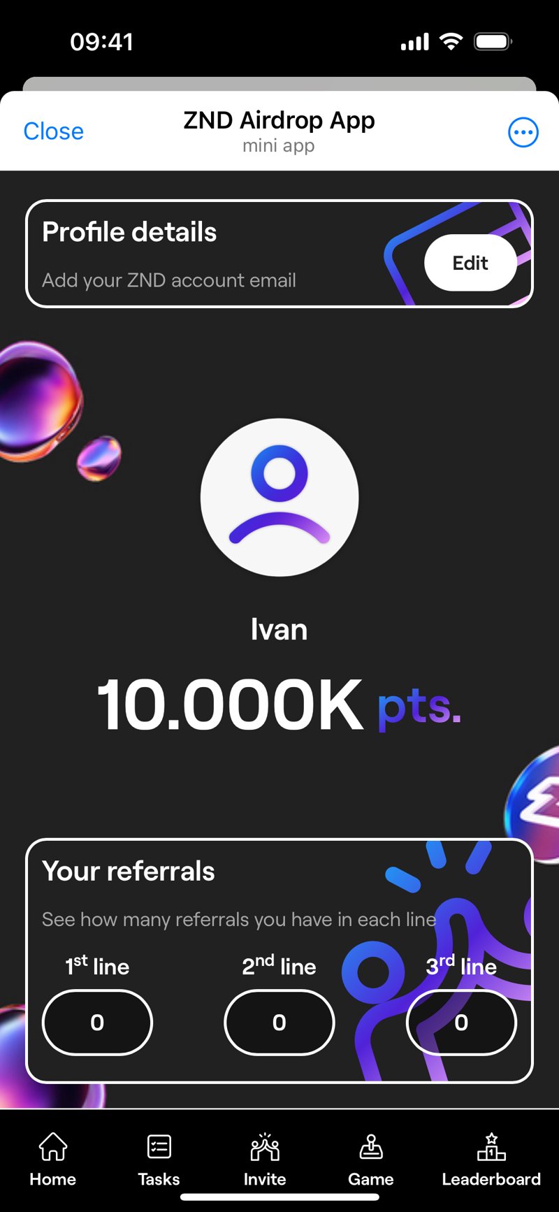 Dapp screenshot