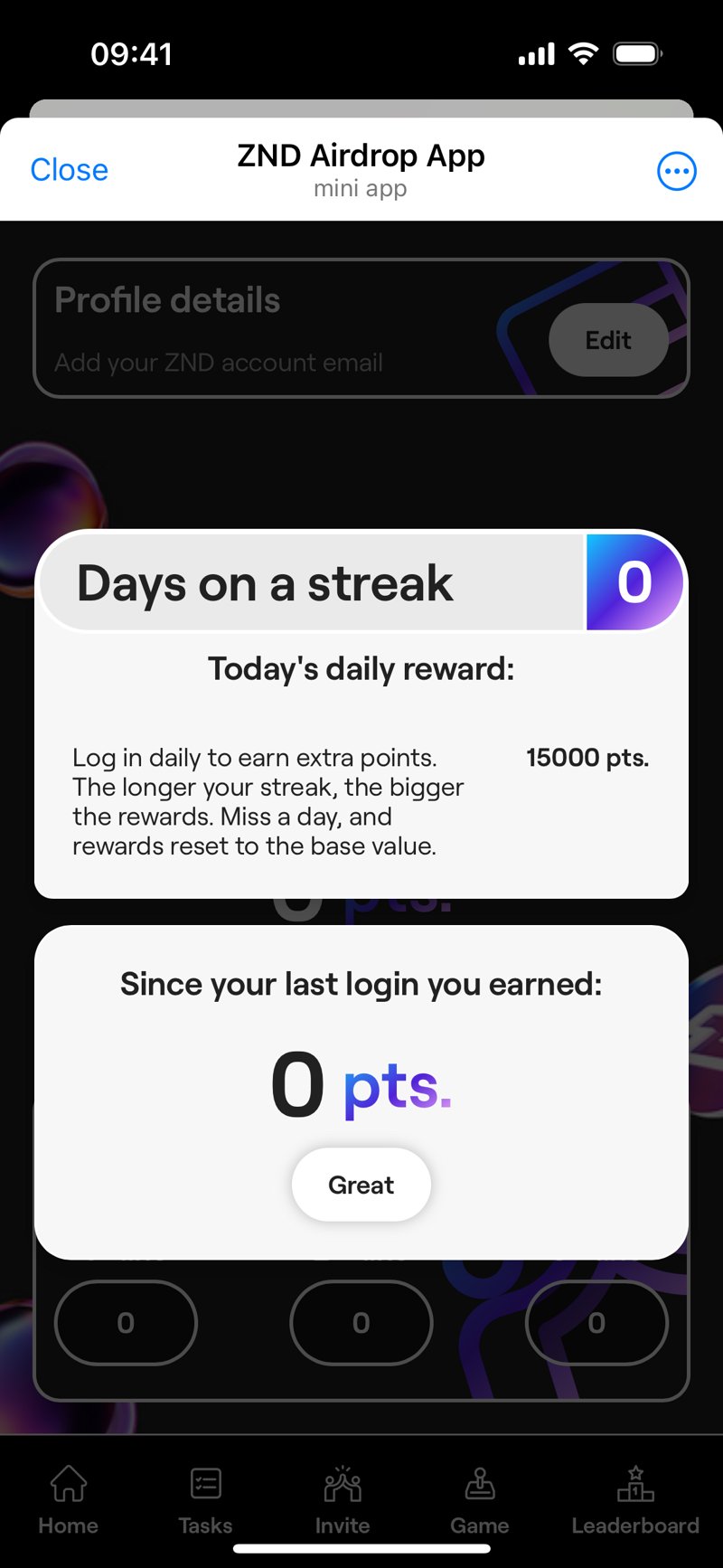 Dapp screenshot