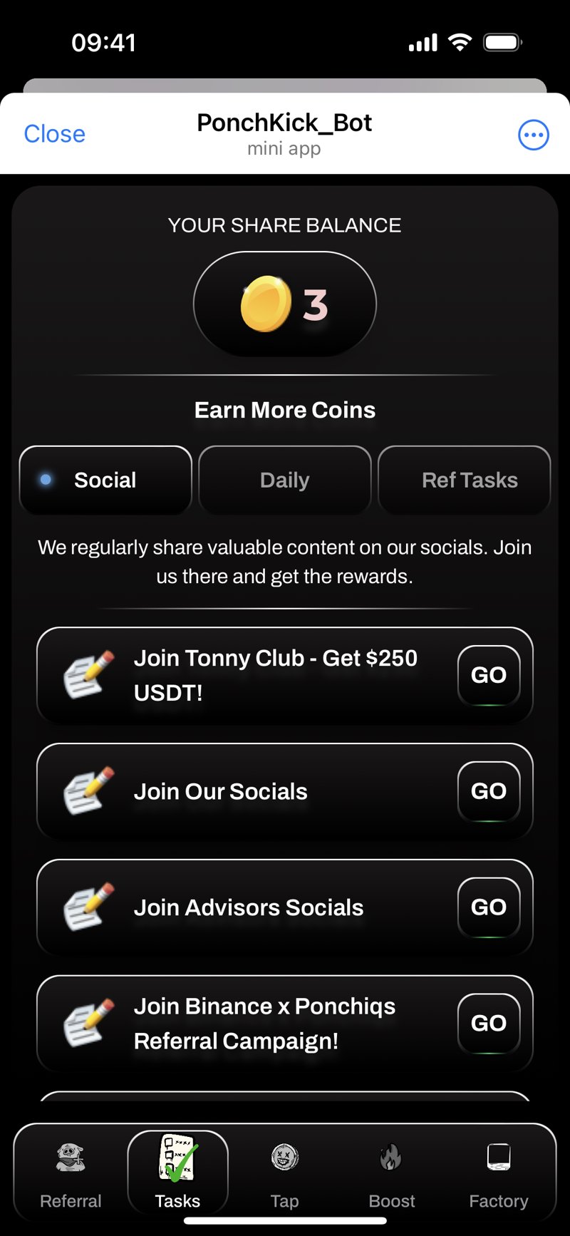 Dapp screenshot