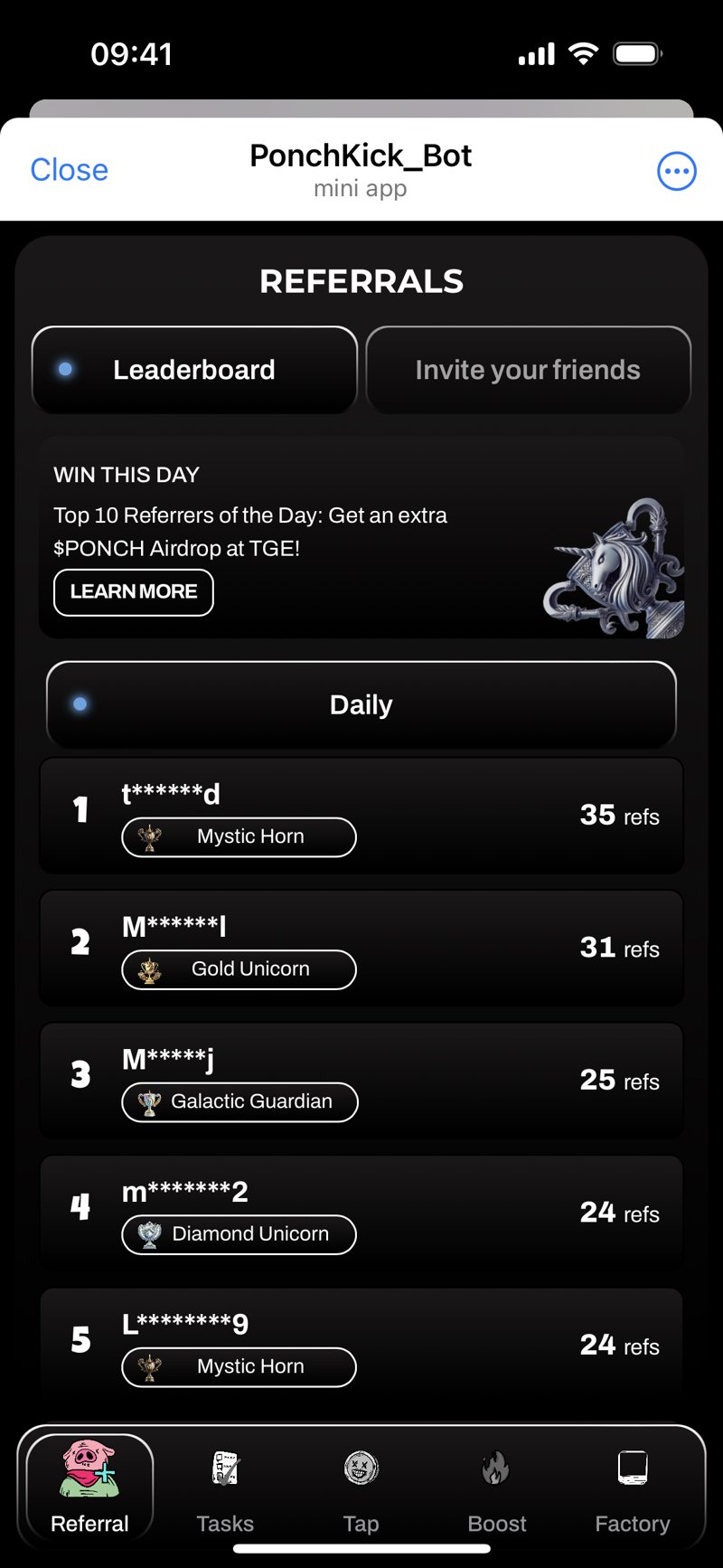 Dapp screenshot