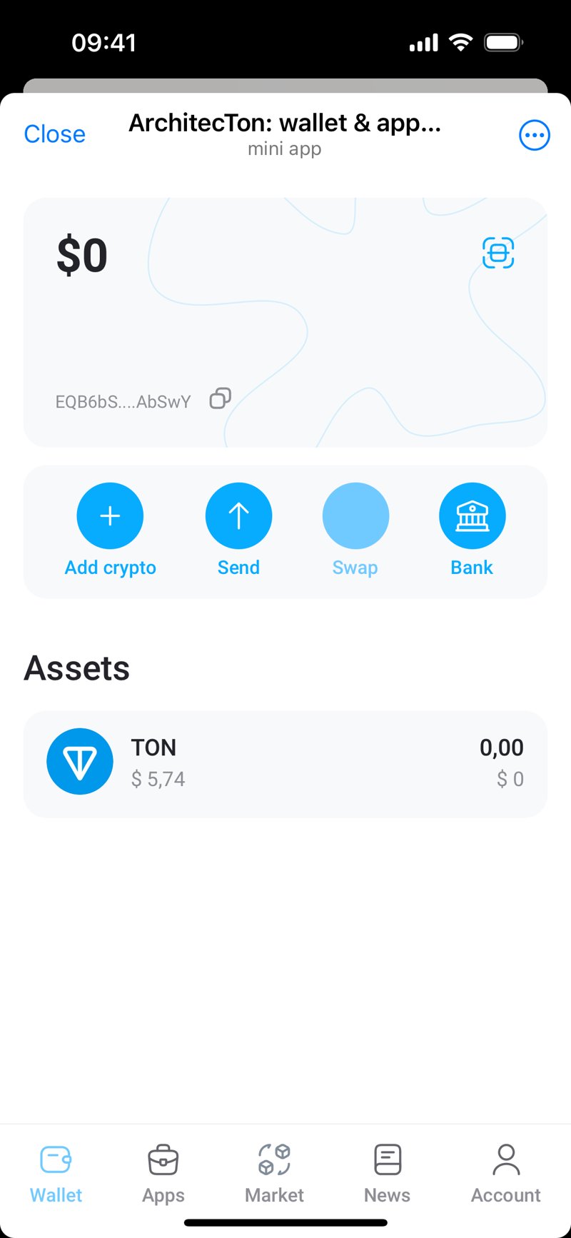 Dapp screenshot