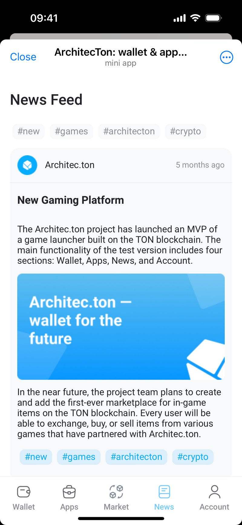Dapp screenshot