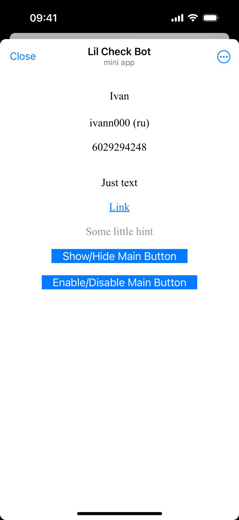 Dapp screenshot