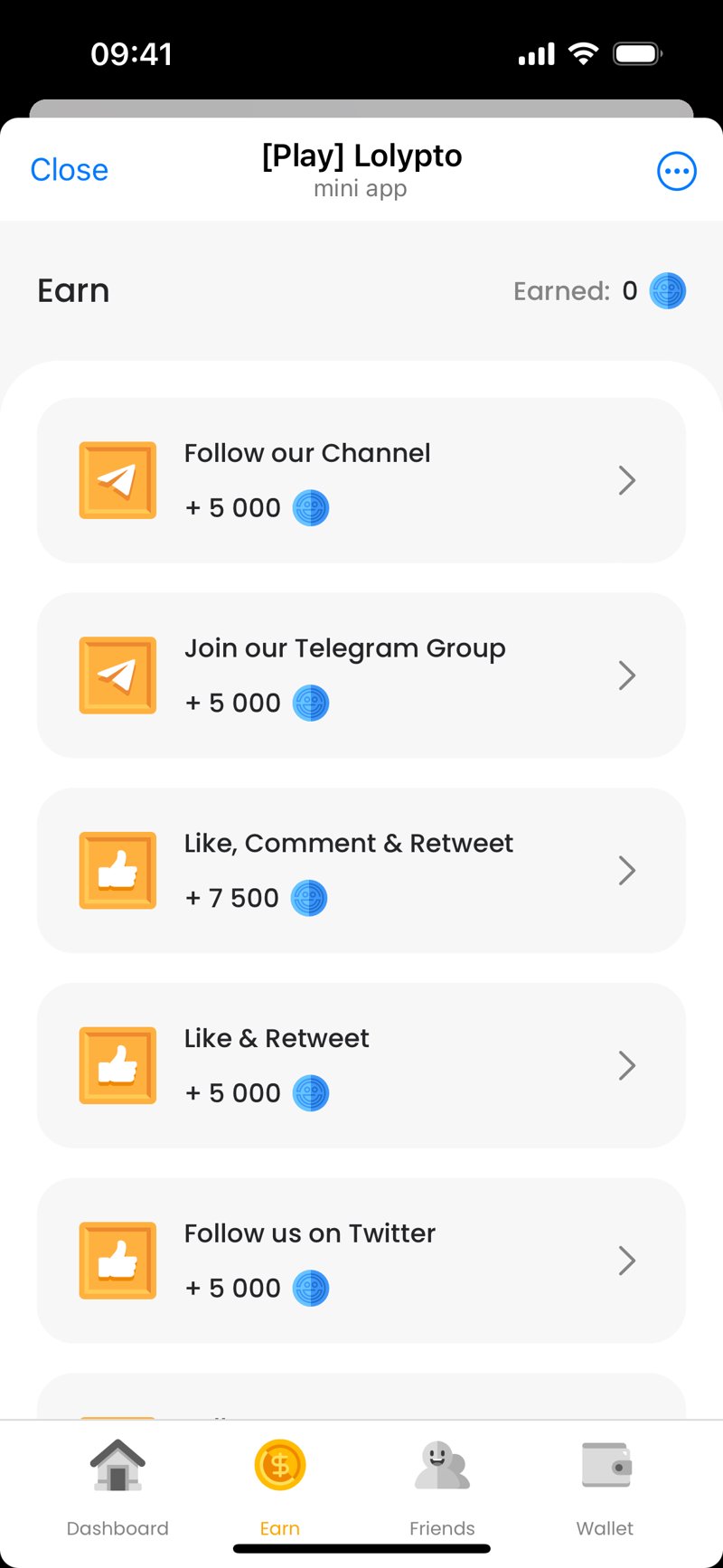 Dapp screenshot