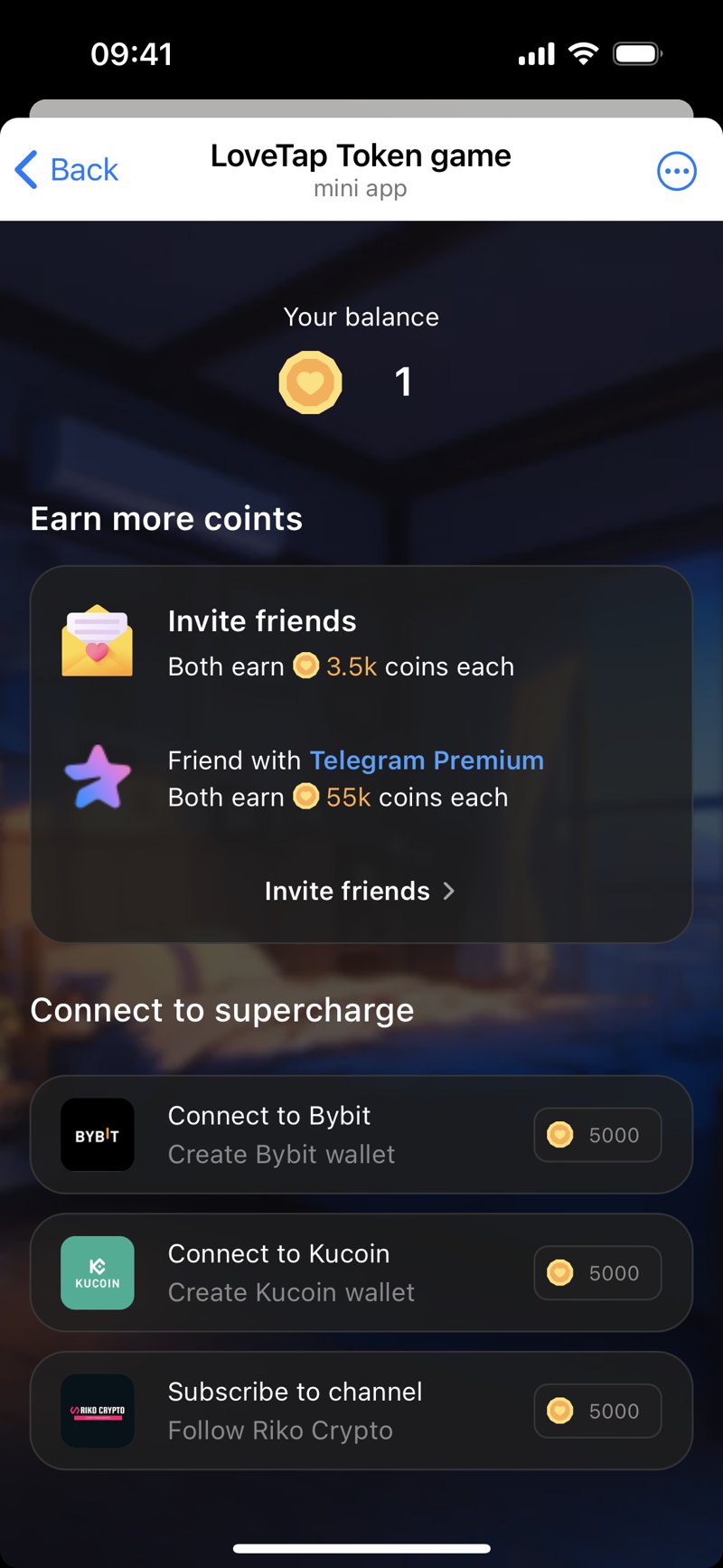 Dapp screenshot