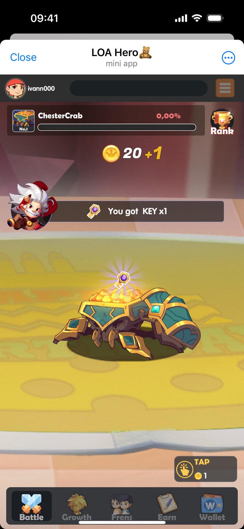 Dapp screenshot