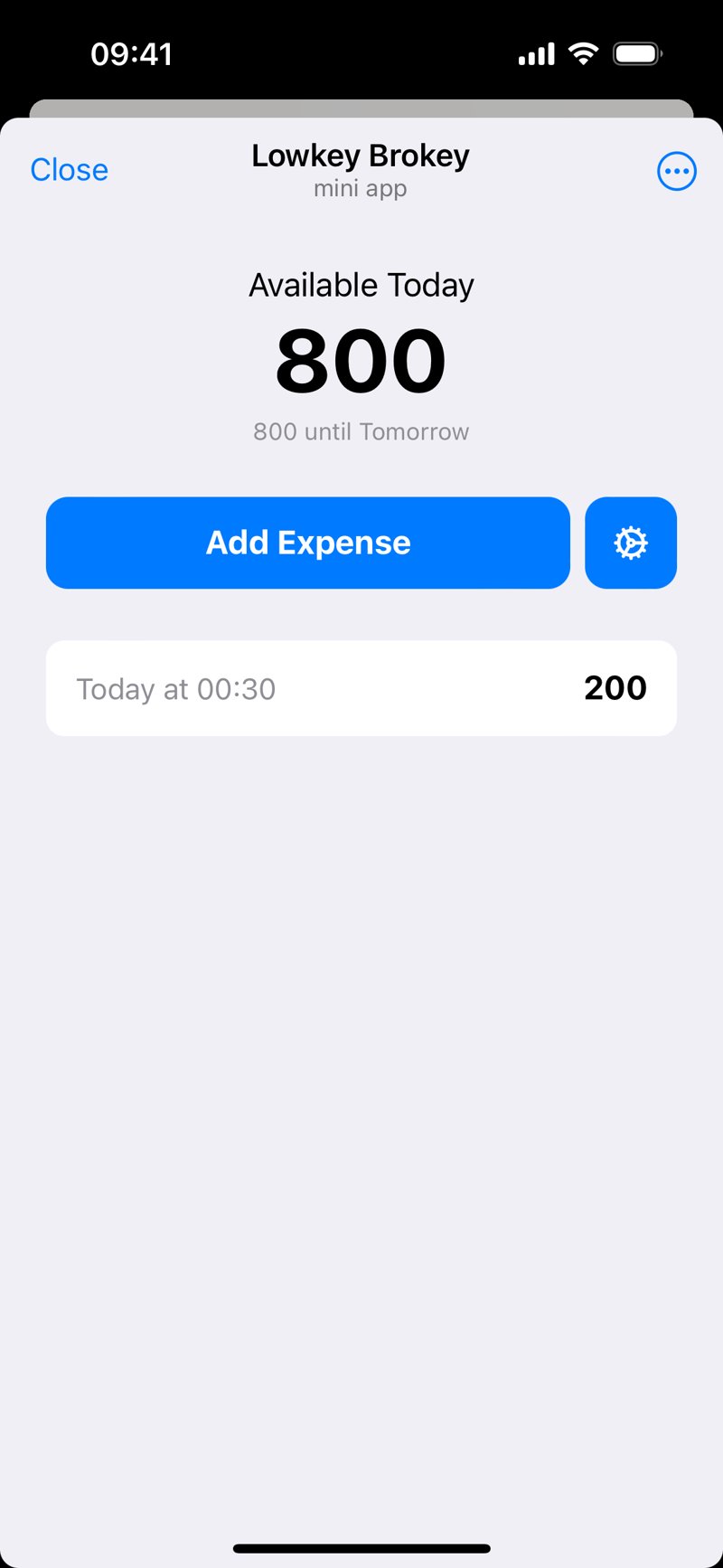 Dapp screenshot