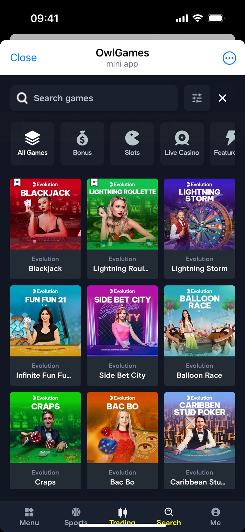 Dapp screenshot