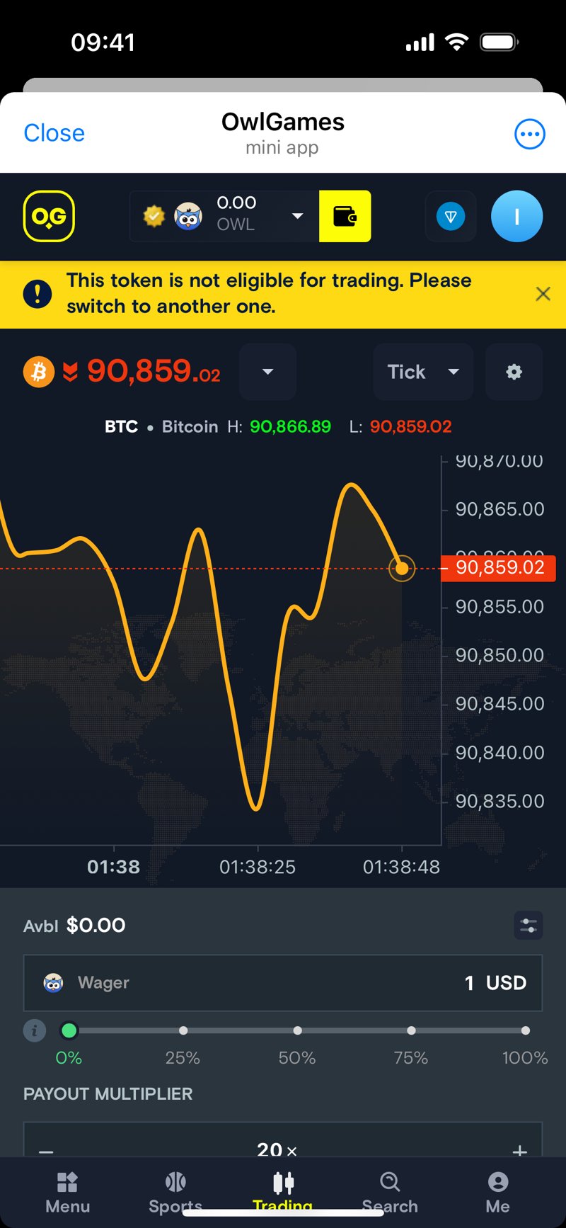 Dapp screenshot