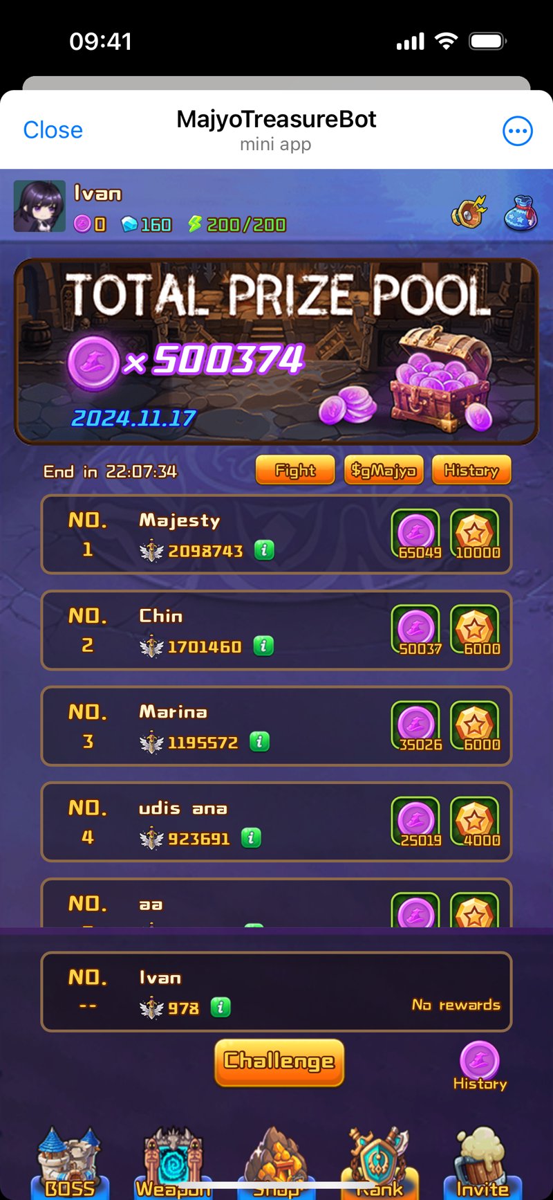 Dapp screenshot