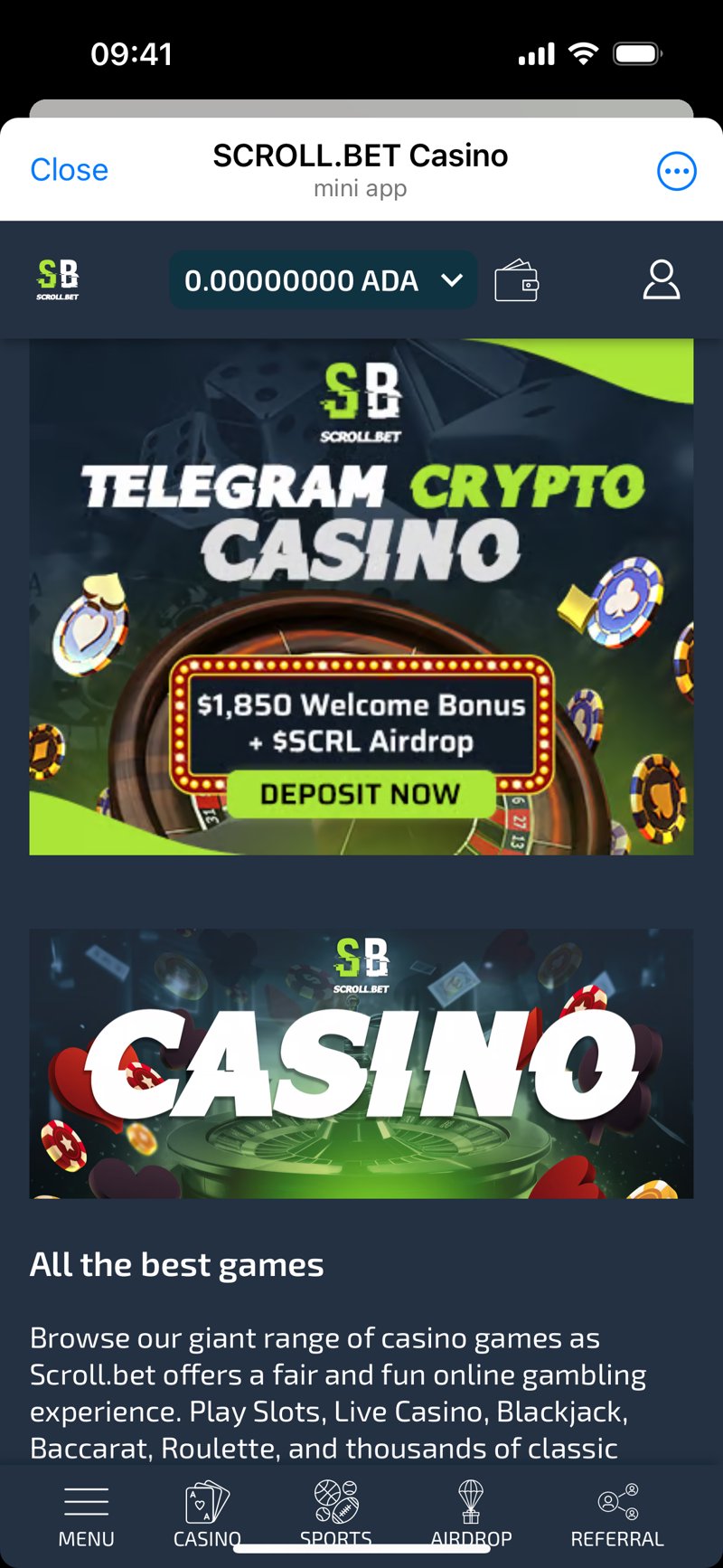 Dapp screenshot