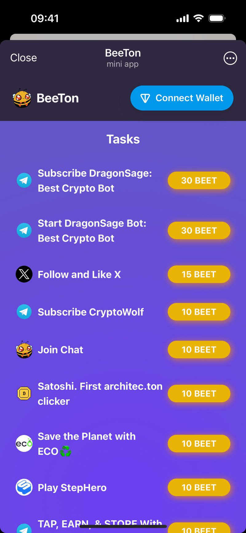 Dapp screenshot