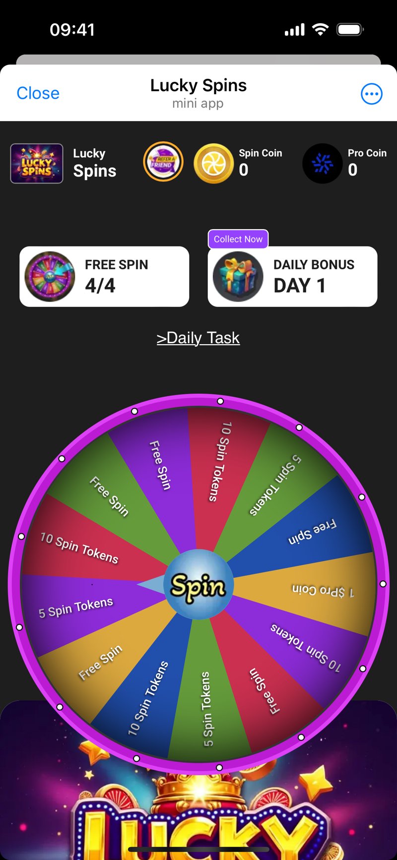 Dapp screenshot