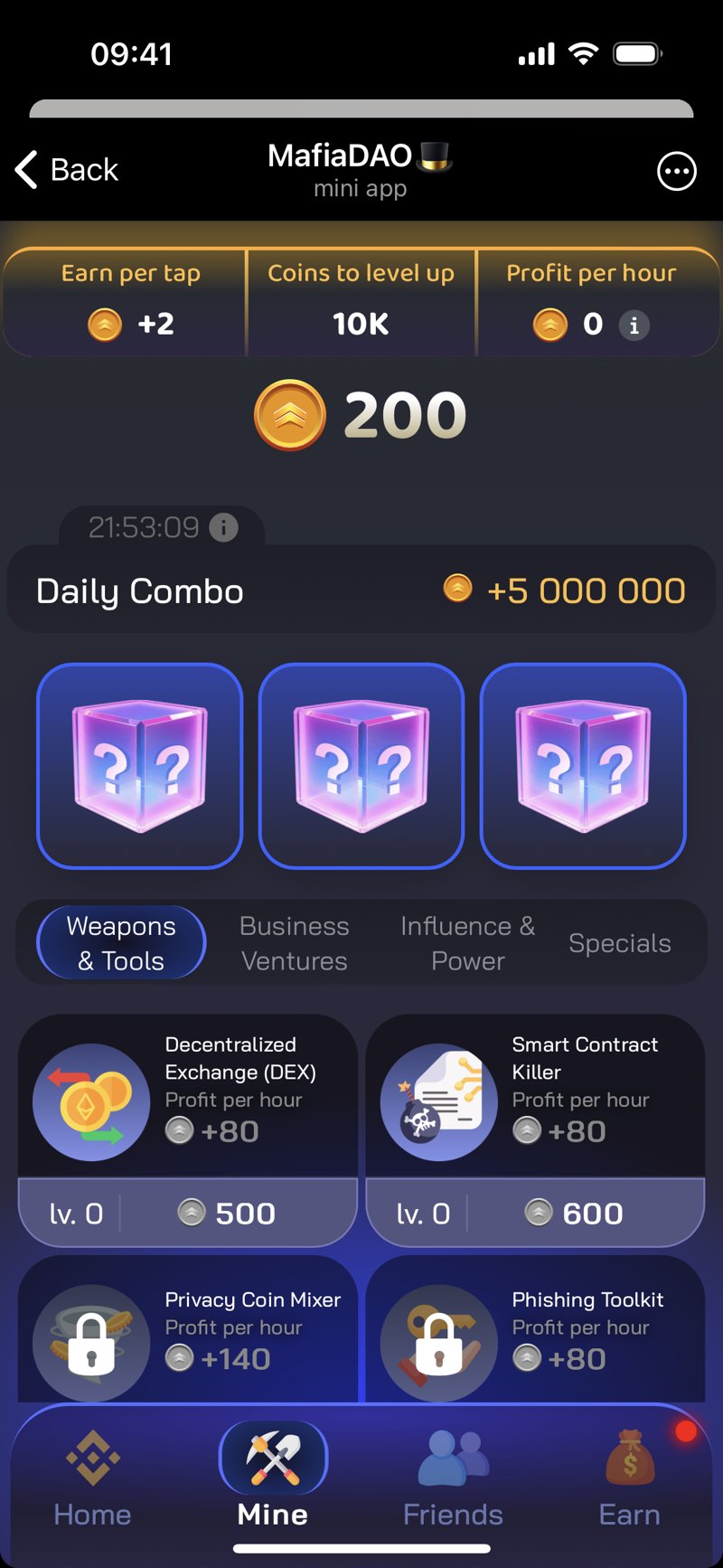 Dapp screenshot