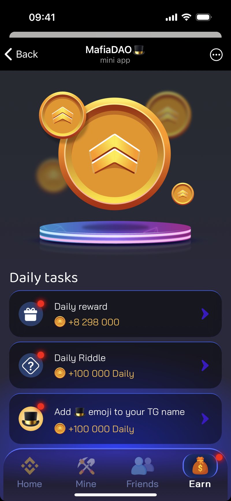 Dapp screenshot