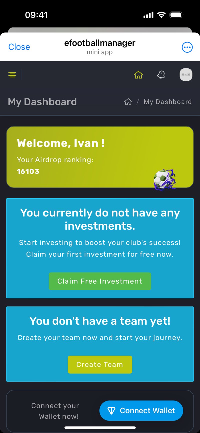 Dapp screenshot