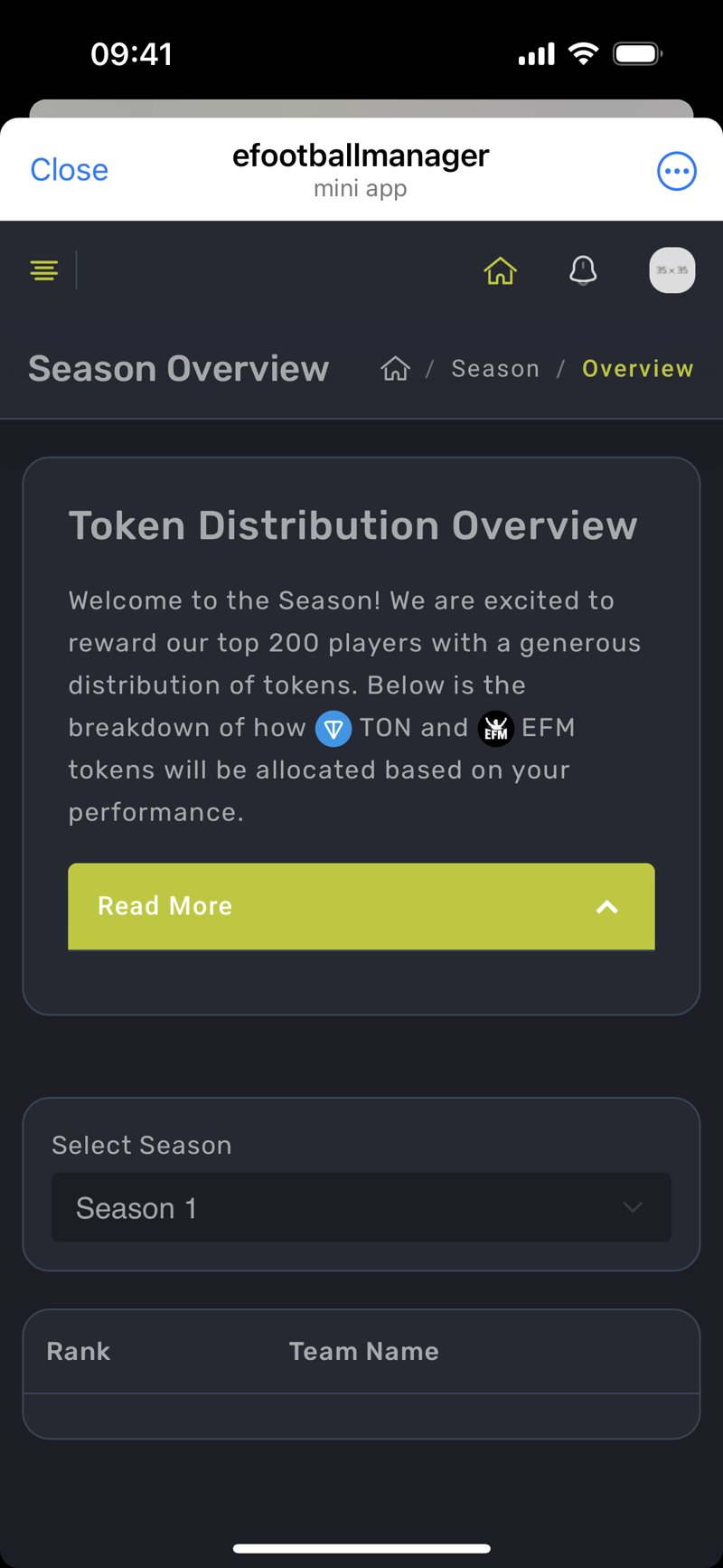 Dapp screenshot