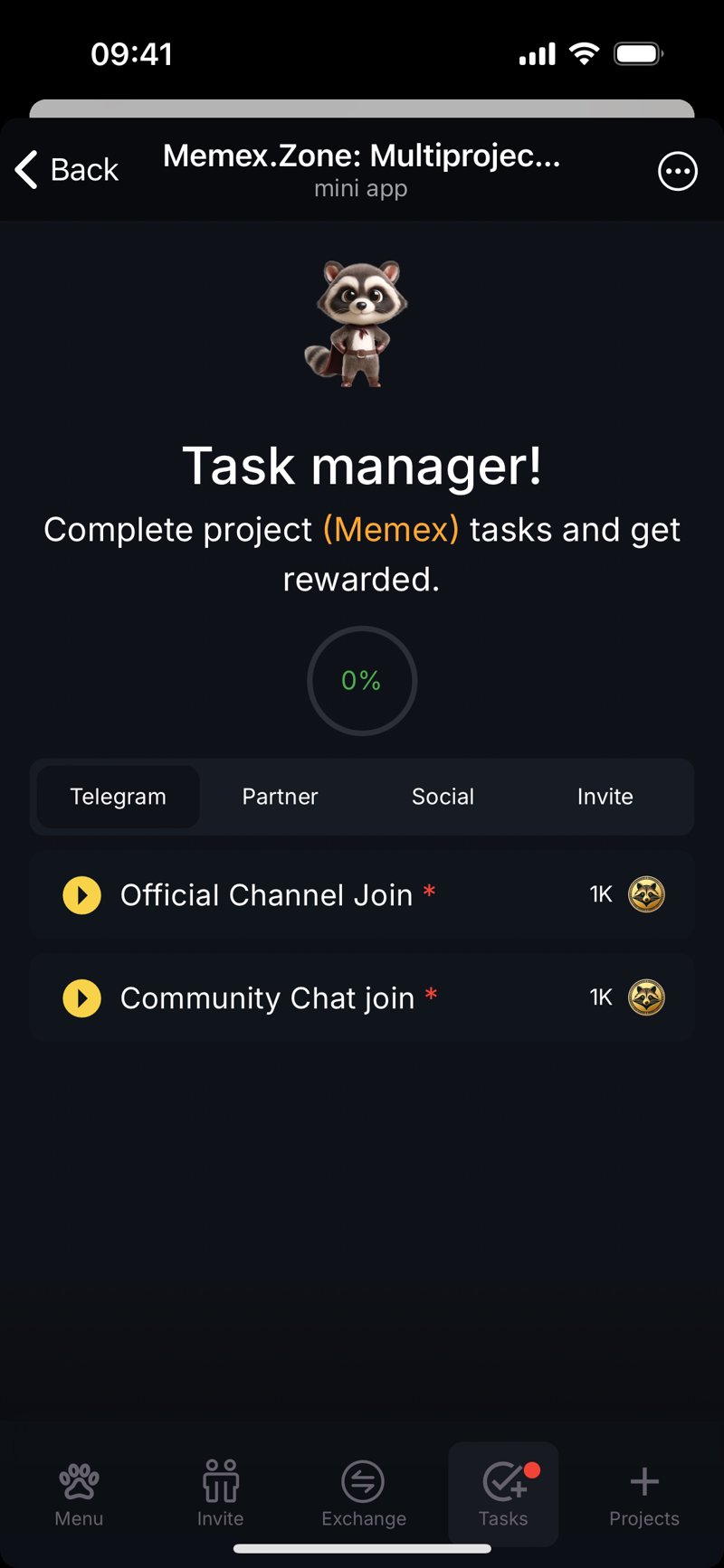 Dapp screenshot