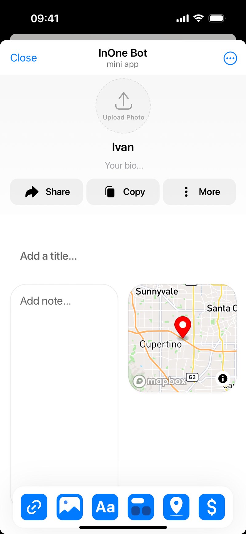 Dapp screenshot