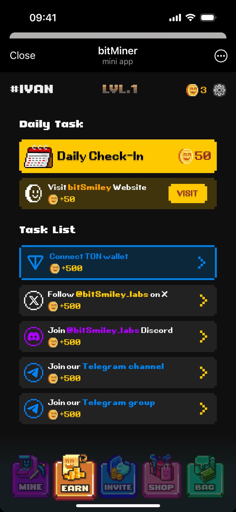Dapp screenshot