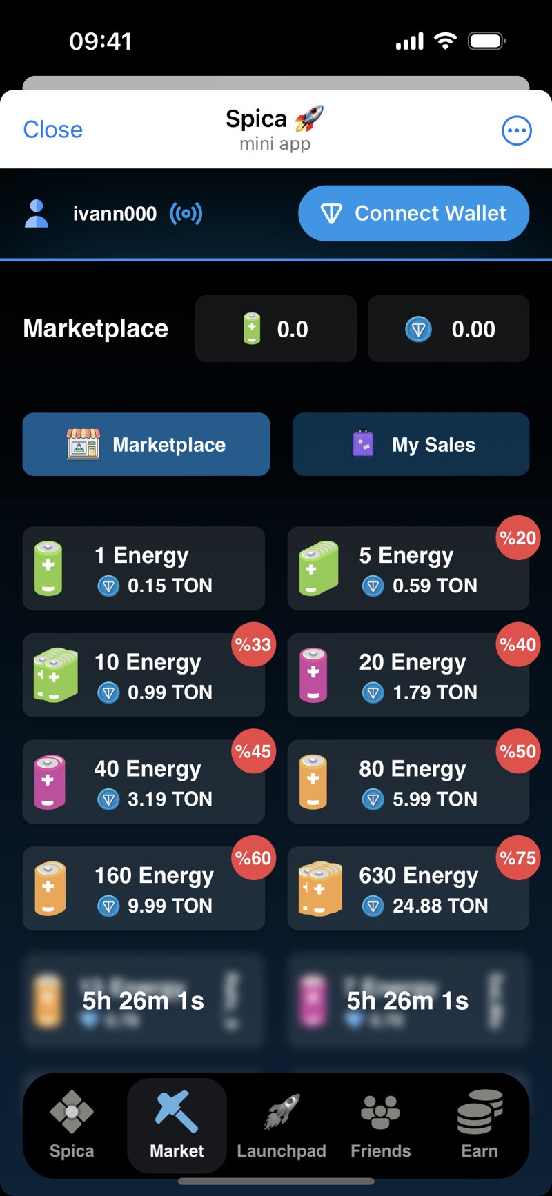 Dapp screenshot