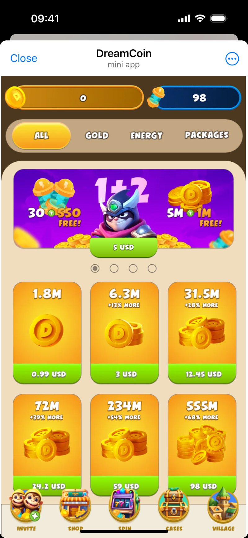 Dapp screenshot