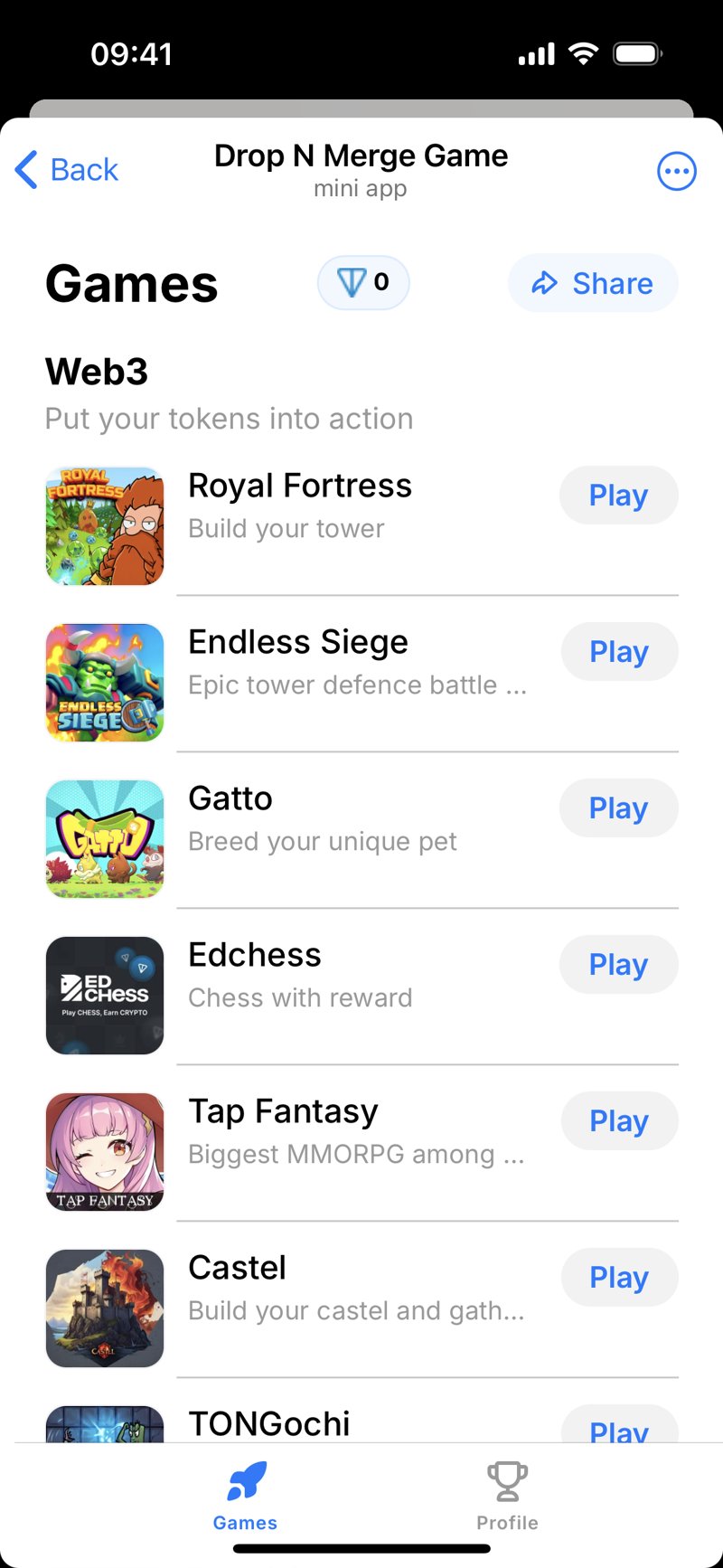 Dapp screenshot