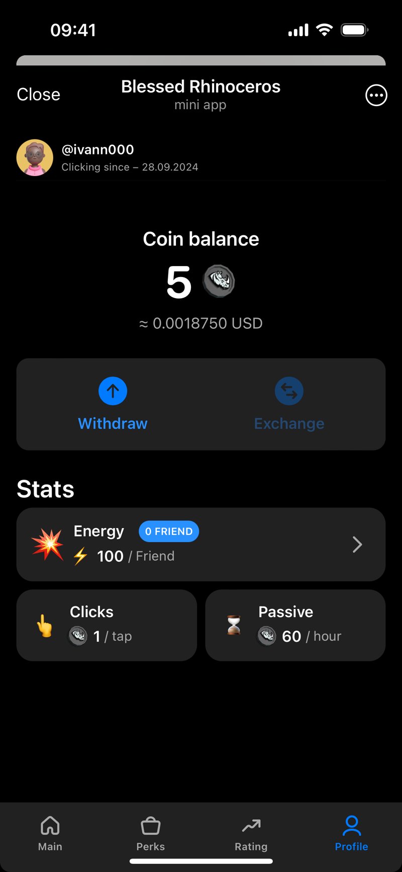 Dapp screenshot