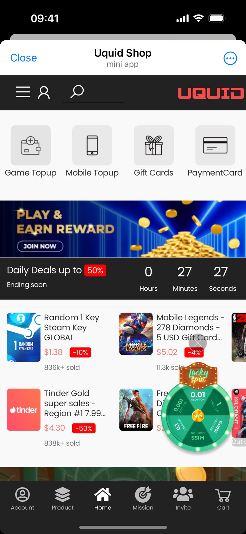Dapp screenshot