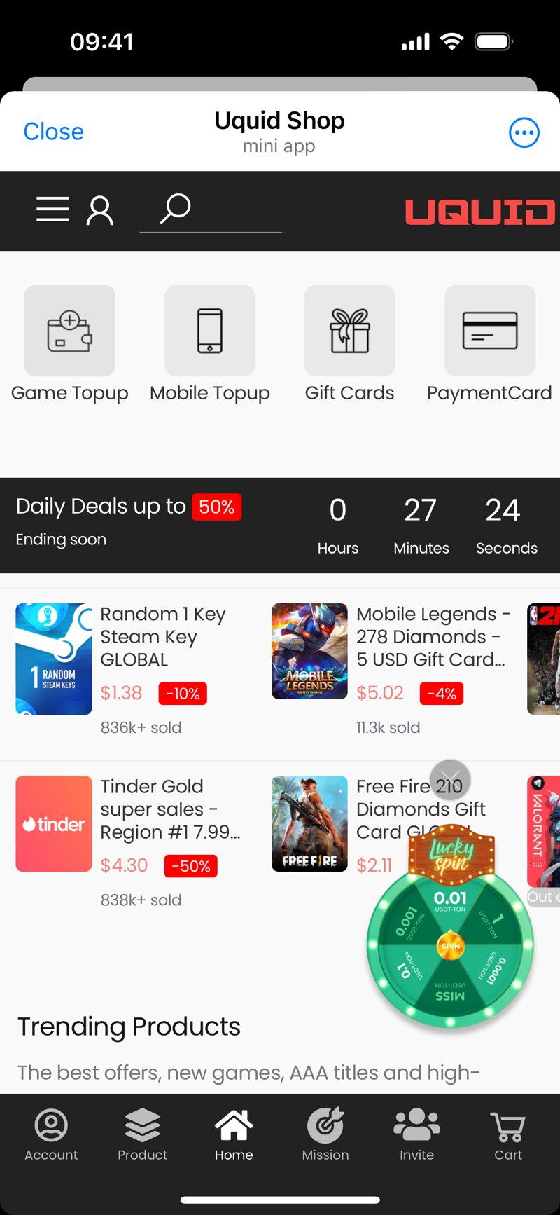 Dapp screenshot