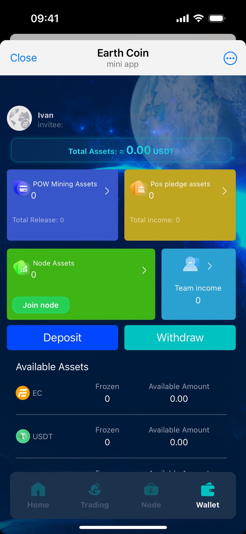 Dapp screenshot