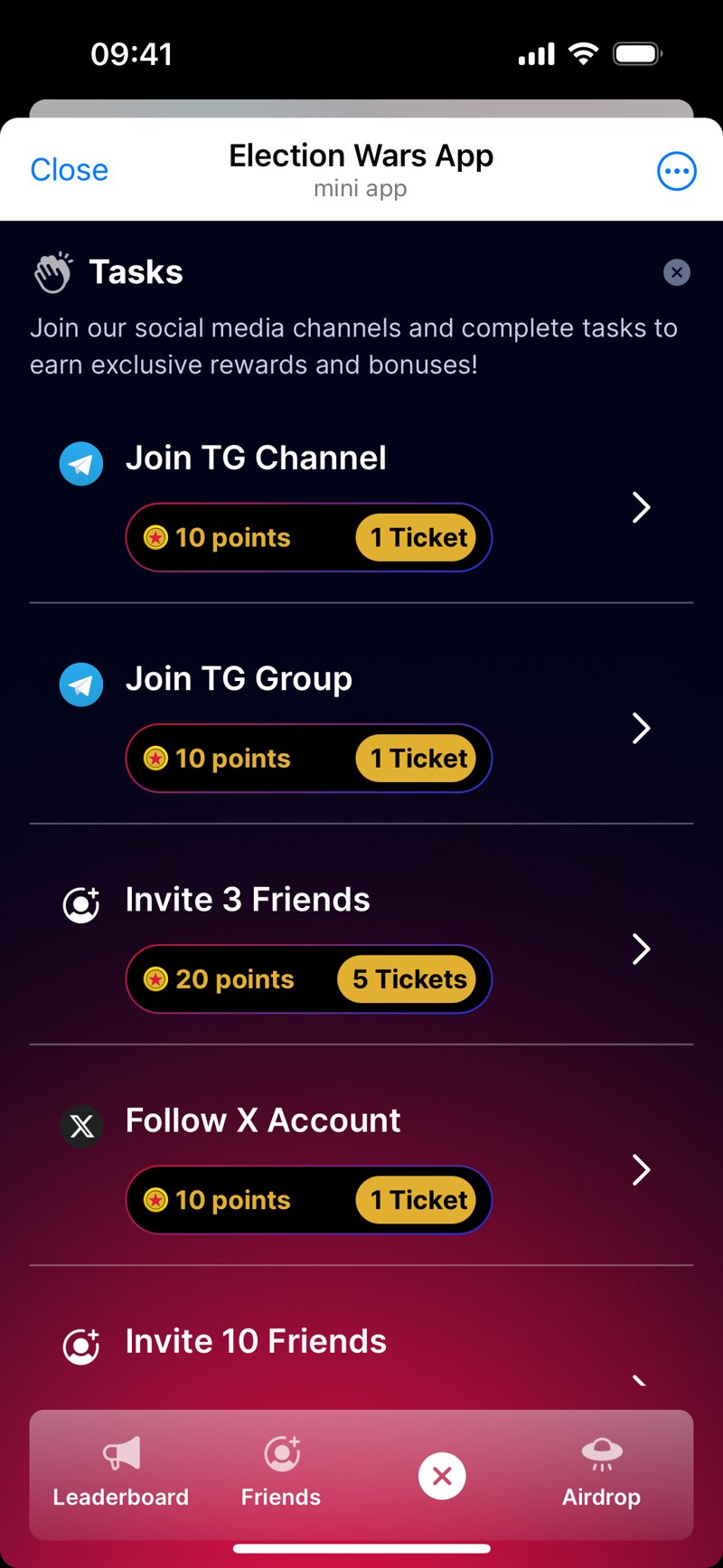 Dapp screenshot