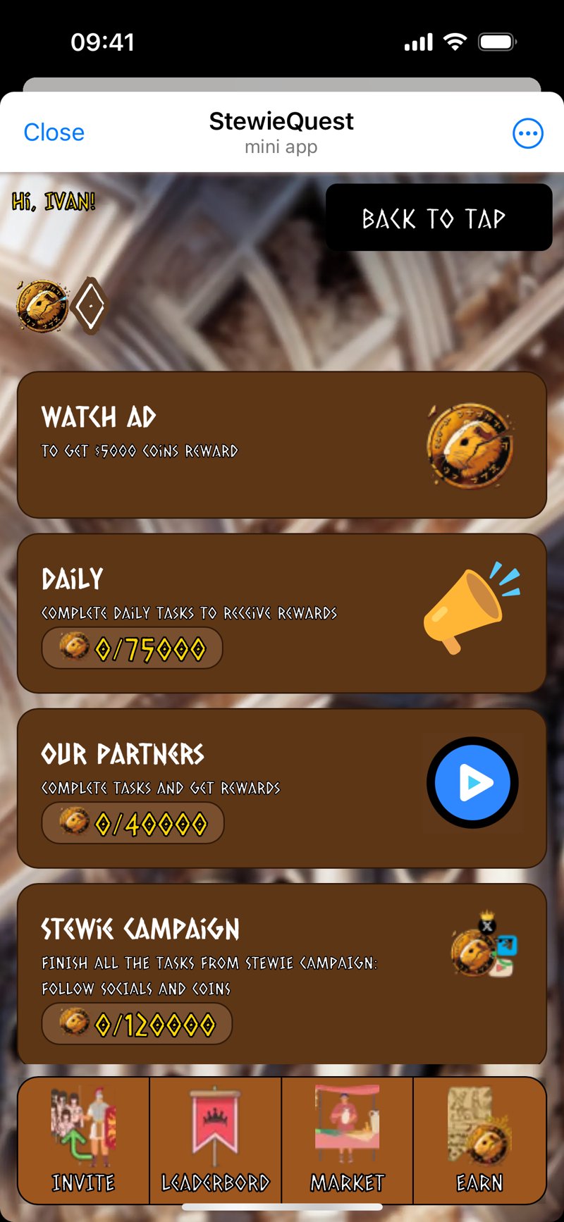 Dapp screenshot