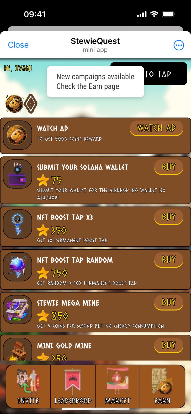 Dapp screenshot