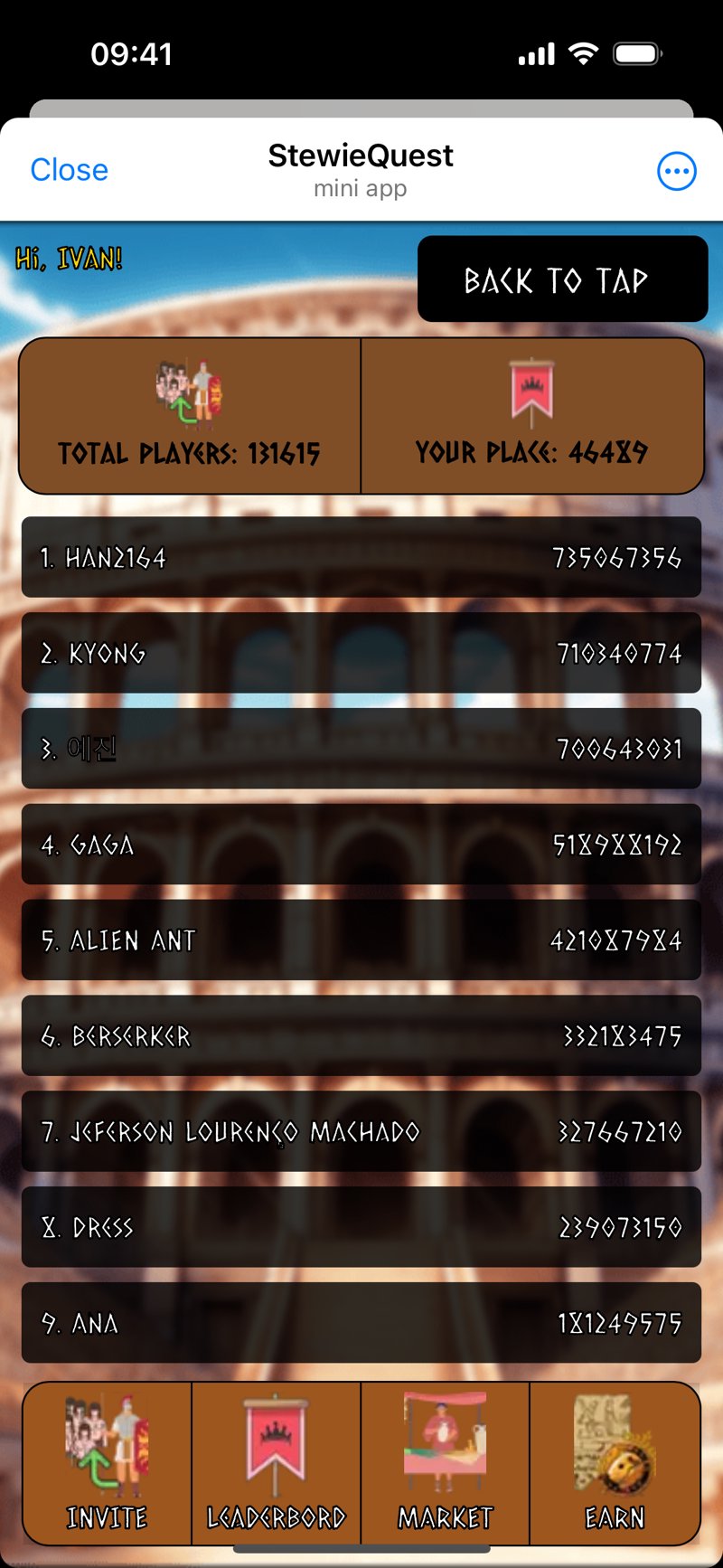 Dapp screenshot