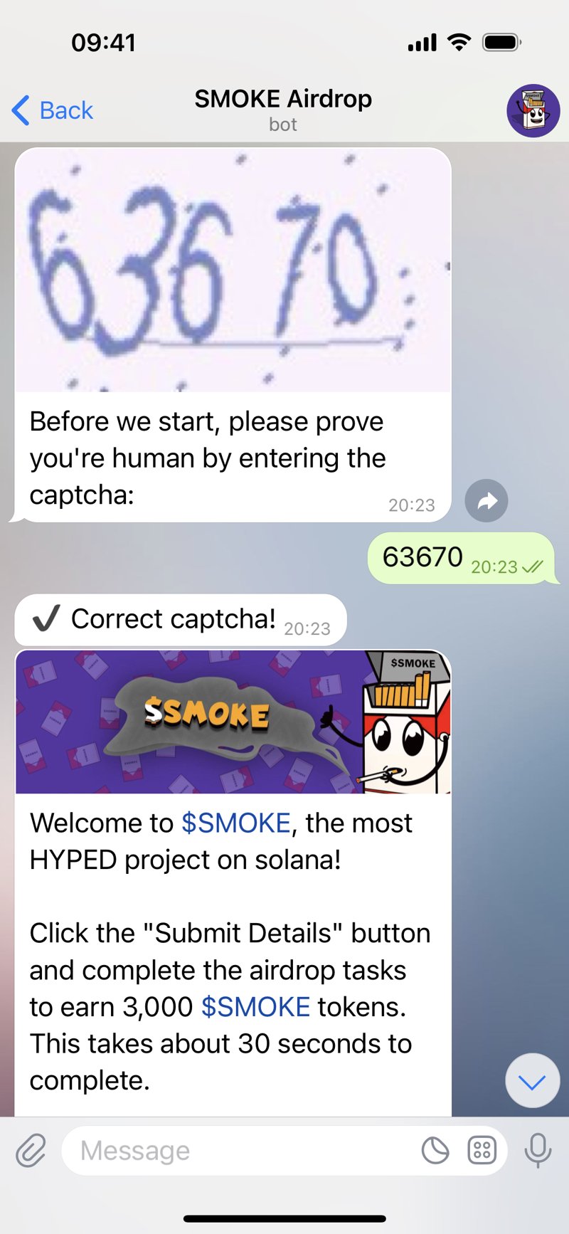 Dapp screenshot