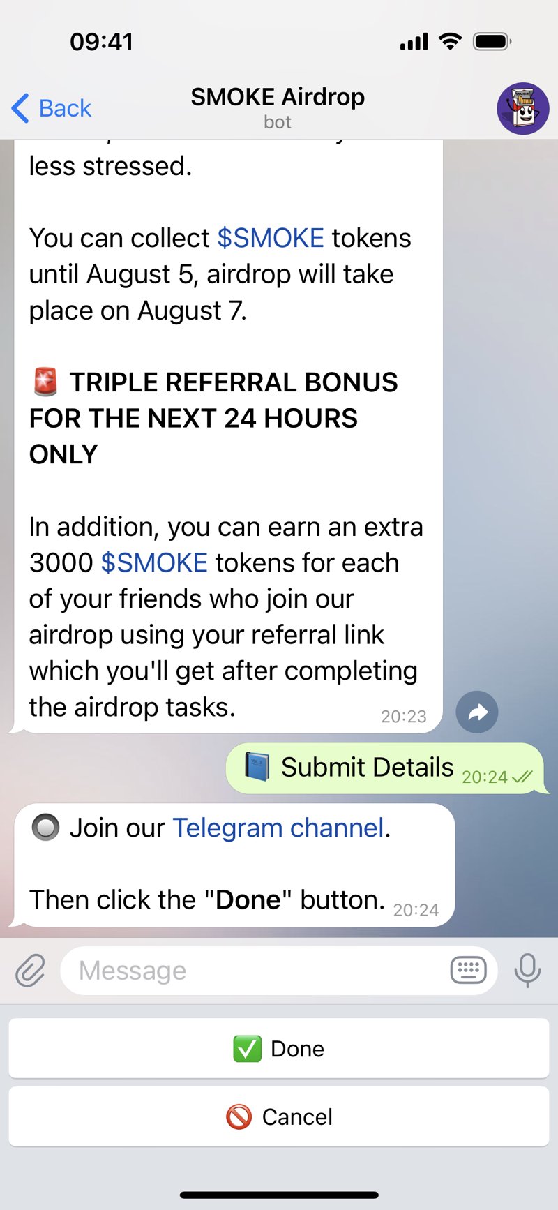 Dapp screenshot