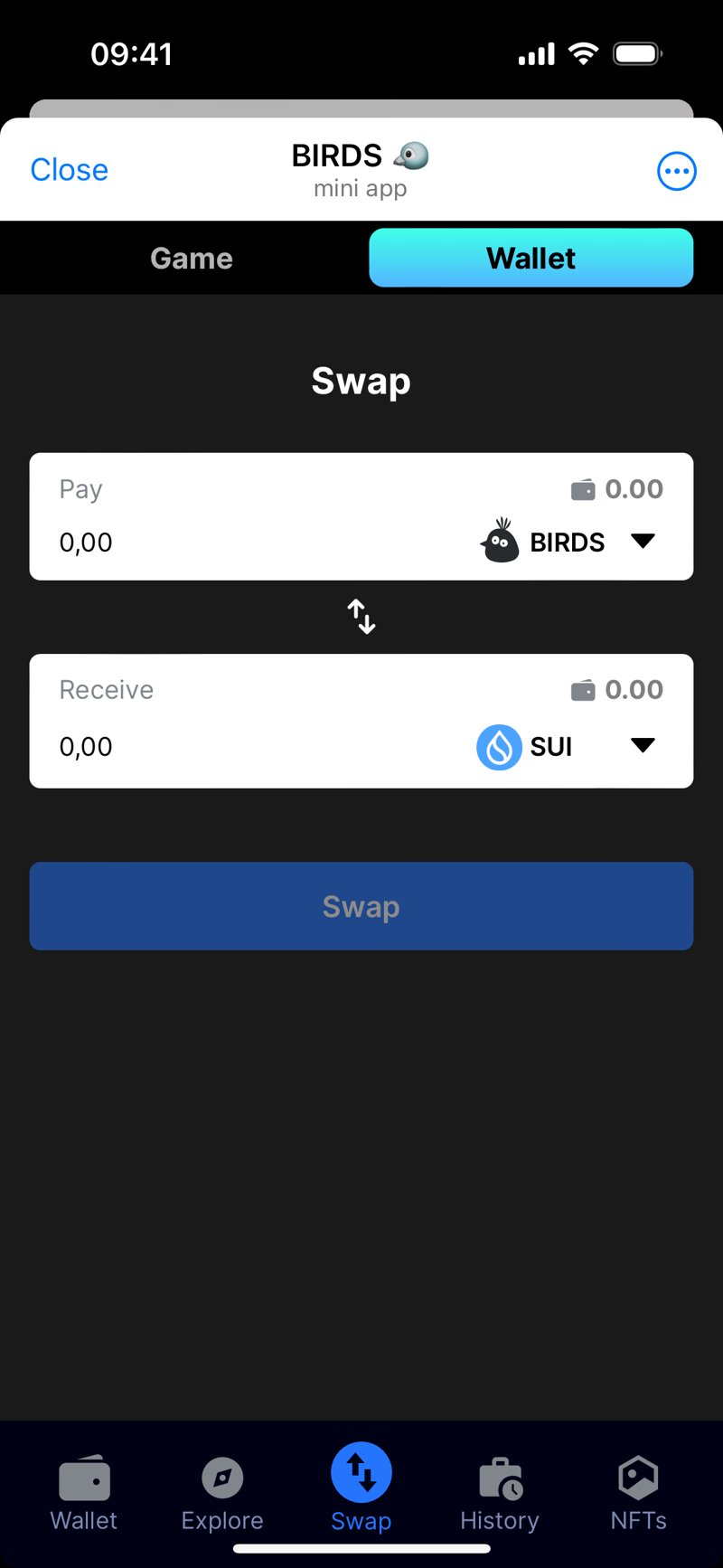 Dapp screenshot
