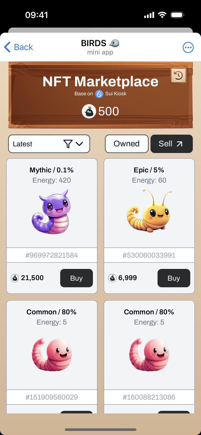 Dapp screenshot