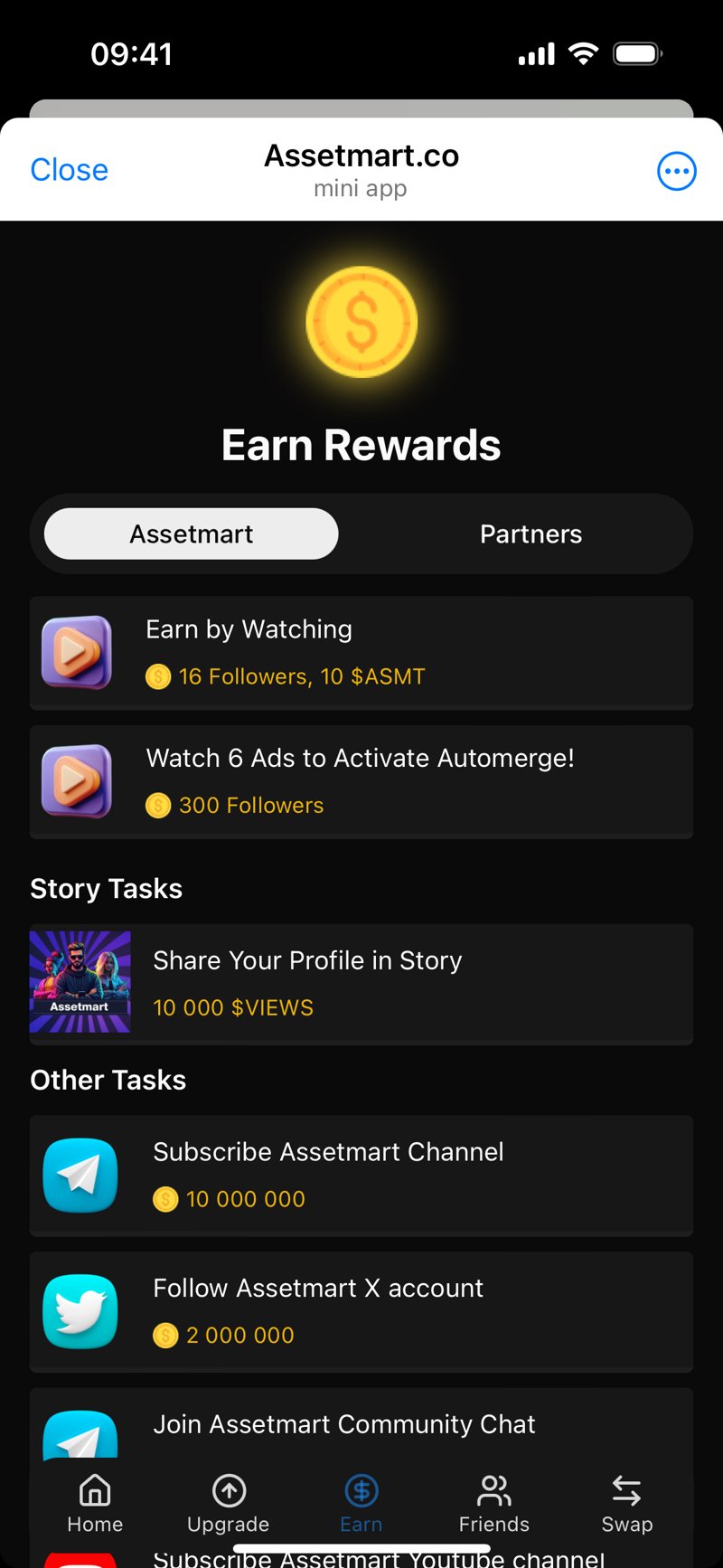 Dapp screenshot