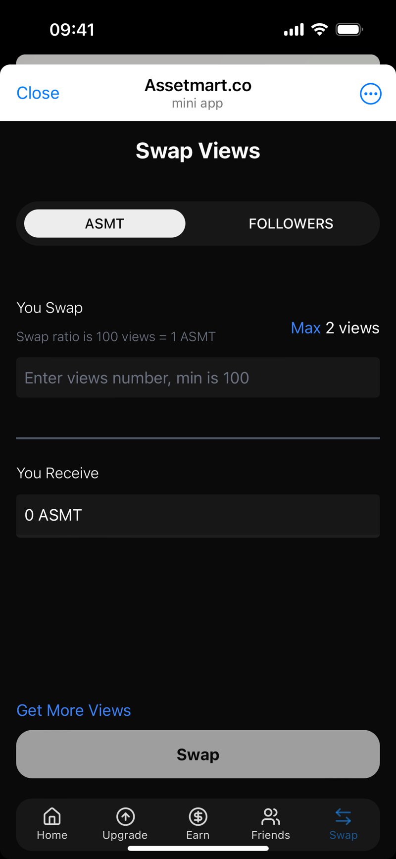 Dapp screenshot